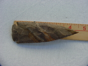 Reproduction arrowhead spearhead 4 1/2  inch jasper x117
