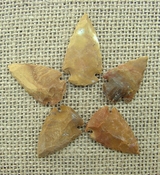 5 stone arrowheads sandalwood reproduction arrow heads sw1