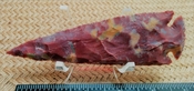 Reproduction spearhead arrowhead 4 1/2  inch jasper ya323