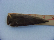 Reproduction arrowheads 4 1/2  inch jasper x121