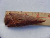 Reproduction arrowheads 3 1/2  inch jasper spearhead x168