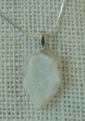 1.04" druzy arrowhead necklace reproduction drusy crystal na35