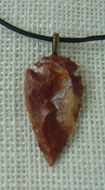 1.69" druzie reproduction arrowhead necklace drusy crystal na55b