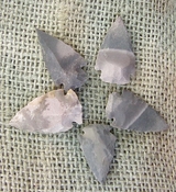 5 arrowheads reproduction grays arrowheads bird points ks314