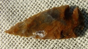 2.25 inch spearhead rusty brown reproduction geode point jr107