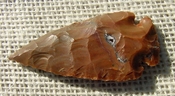 2.50 inch arrowhead brown & rust geode reproduction point  jr95