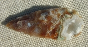 3.25 inch beautiful spearhead reproduction geode point. jr70