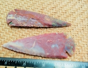 2-4 inch spearhead reproduction stone point arrowhead ya318