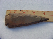 Reproduction arrowhead stone spearhead 4 1/4 inch  x164