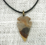 1.49 inch arrowhead necklace reproduction nice markings na180