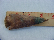 Reproduction spear head spearhead point 3 1/2  inch jasper x173