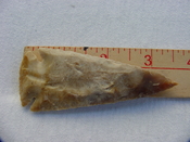 Reproduction arrowheads 3 1/2  inch jasper spearhead  x166