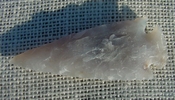 3.25" spearhead translucent transparent replica spear point jr29