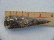 Reproduction spear head spearhead point 3 3/4  inch jasper x175