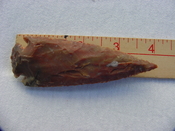Reproduction arrowheads 4  inch jasper x142