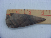 Reproduction spearhead point spear head 3 1/4  inch jasper x188