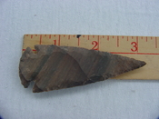 Reproduction spearhead point spear head 3 1/4  inch jasper x188