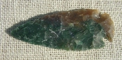 4.25" spearhead translucent transparent stone replica jw61