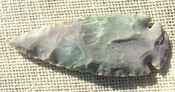 4.25" pastel  spearhead stone replica wide spear point jw112