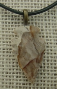 Arrowhead necklace 1.33" replica arrowhead point necklace na133