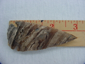 Reproduction arrowhead 2 3/4 inch jasper arrowhead x216