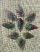 Translucent transparent 9 arrowheads replica arrowheads tp117