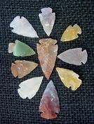 10 transparent arrowheads translucent replica arrowheads tp12
