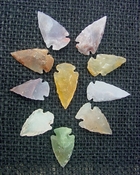 10 transparent arrowheads translucent replica arrowheads tp91