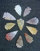 10 transparent arrowheads translucent replica arrowheads tp90
