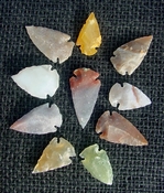 10 transparent arrowheads translucent replica arrowheads tp26