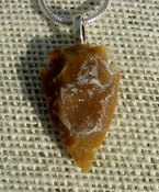 1.37" druzy arrowhead necklace reproduction drusy crystal kd212