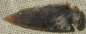 3 1/2" spearhead replica brown stone arrow head point jr78