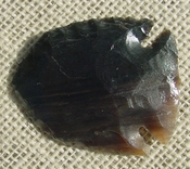 2" inch arrowhead replica dark stone arrow head point ft357