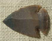 2 1/4 inch arrowhead replica brown stone arrow head point ft305