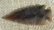 2 1/2" inch arrowhead replica brown stone arrow head point sa352