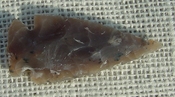 2 1/2" inch arrowhead replica brown stone arrow head point sa343