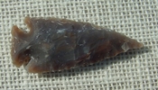 2 1/2" inch arrowhead replica brown stone arrow head point sa329