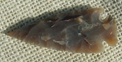 2 1/2" inch arrowhead replica brown stone arrow head point sa347