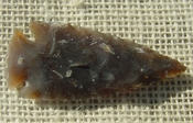 2 1/2" inch arrowhead replica brown stone arrow head point sa362
