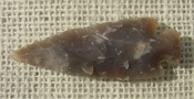 2 1/2" inch arrowhead replica brown stone arrow head point sa325