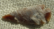 2 1/4" inch arrowhead replica brown stone arrow head point sa317