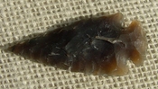 2 1/4" inch arrowhead replica brown stone arrow head point sa318