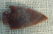 2 1/4" inch arrowhead replica brown stone arrow head point sa341