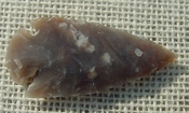 2 1/4" inch arrowhead replica brown stone arrow head point sa358