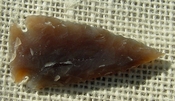 2 1/4" inch arrowhead replica brown stone arrow head point sa356