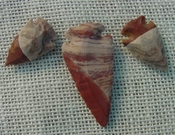 3 matching arrowheads for earrings & pendant set replica sa570