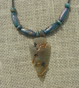 2.13" arrowhead necklace replica arrow head point necklace ey12
