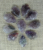 10 amethyst arrowheads crystals replica amethyst 1"-1 1/2" sp11
