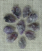 10 amethyst arrowheads crystals replica amethyst 1"-1 1/2" sp63