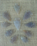 10 transparent arrowheads light stone replica arrow heads sp4